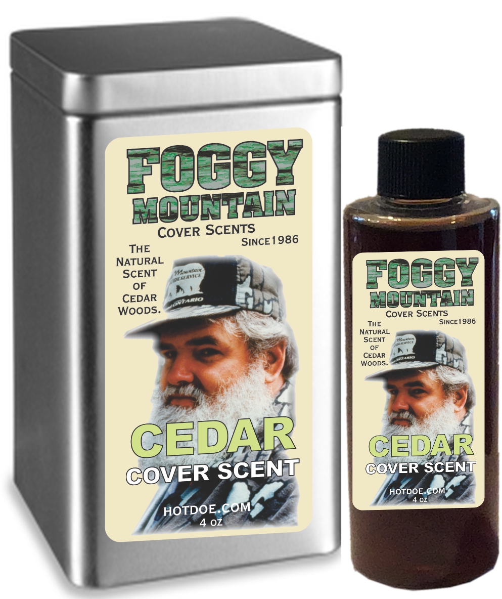 Foggy Mountain Cedar Cover Scent 4oz Cedar Scent