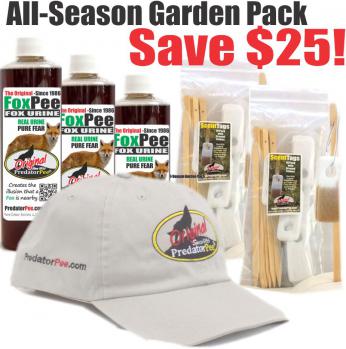 Fox Pee All Season ScentTag Garden Pack - Save $25!