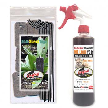 Mountain Lion Urine 16 oz - ScentTag Combo