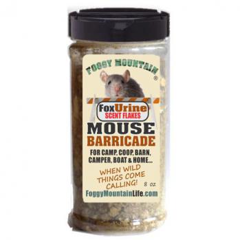 Foggy Mountain Fox Urine MOUSE BARRICADE flakes 