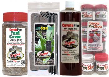 Coyote Urine Outdoor-Indoor Combo Pack - Save $10!