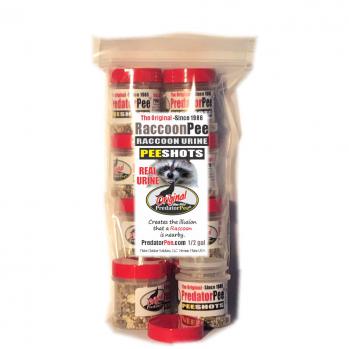 PredatorPee Raccoon Urine PeeShots - 8 pack