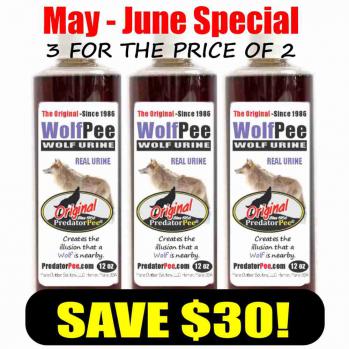 Wolf Urine - 3 for Price of 2 Special
