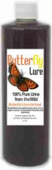 Butterfly Lure - Pure Urine from the Wild - 12oz Bottle