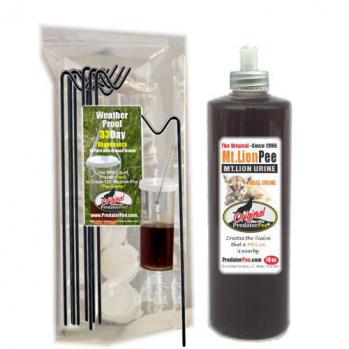 Mountain Lion Urine 16 oz - Dispenser Combo