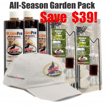 Mountain Lion All Season Weather-proof Dispenser Garden Pack- Save $39!
