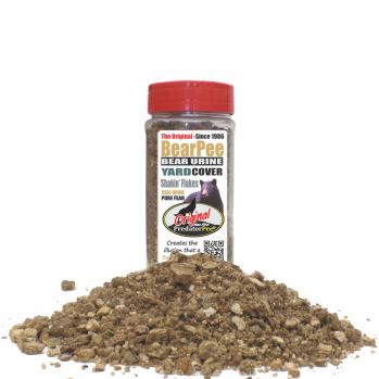 Bear Urine 16 oz Yard Cover Shakin' Flake Granules (200 sq ft/ jar)