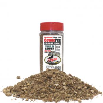 Coyote Urine 16 oz Yard Cover Flakes