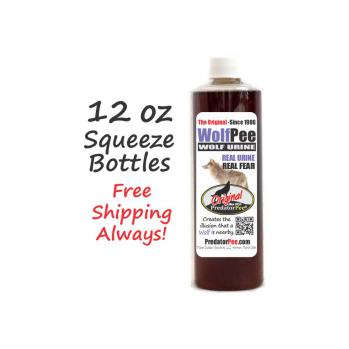 Wolf Urine 12 oz Squeeze Bottles